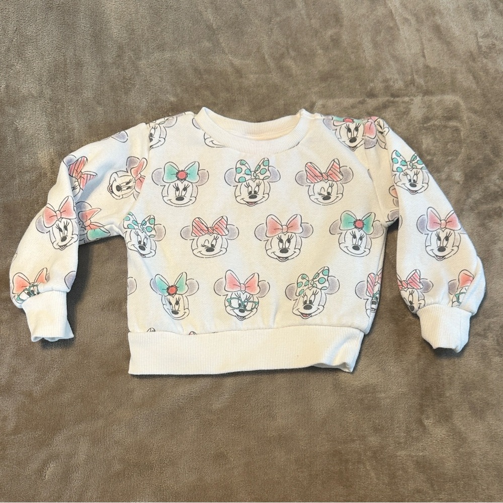Disney Kids Minnie Mouse Sweatshirt 18month